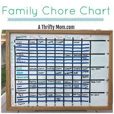 family chore chart a thrifty mom a thrifty mom recipes