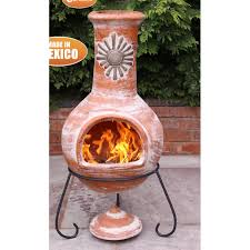 Hashimoto Clay Wood Burning Chiminea Chiminea Wood Fire Pit Propane Fire Pit Table