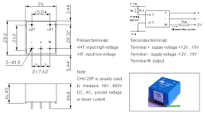 What does chv stand for? Closed Loop Hall Voltage Transducer Chv 25p