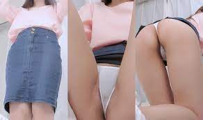 デニム スカート エロ 動画