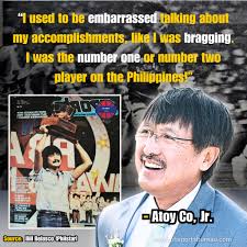 In 1979, Atoy made history by becoming the first PBA player to score 5,000  points. After 5 years, in 1984, he set another record by becoming the first  player in PBA history