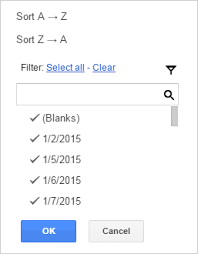 The below formula will do this: Filter By Date Range In Google Spreadsheets Web Applications Stack Exchange