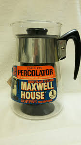Maxwell House Percolator Glass Decanter Coffee Retro 25 Maxwell House Coffee Percolator