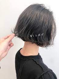 ボブ 切りっぱなしボブ ベリーショート ミニボブ lano by hair 北村 亮 509274 hair ボブパーマ ヘアスタイル ボブ ヘアスタイリング