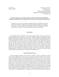 Supply chain management software provides businesses with the means to manage inventory and warehouses, oversee supplier relationships, and execute supply chain transactions. Pdf Supply Chain Management Software Solutions In The Forest Products Industry And The Potential Of Agent Based Technology