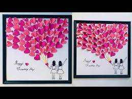 Diy Friendship Day Wall Decor Gift Ideas Home Decors 56 Youtube In 2020 Decor Gifts Paper Crafts Crafts