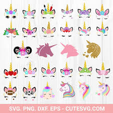 Download Big Unicorn Svg Bundle Png Dxf Eps Cut Files Instant Download