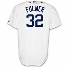 fulmer 32 detroit tigers cool base mens replica home