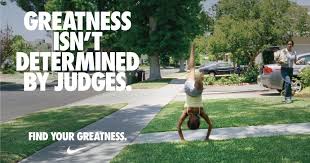 Greatness isn't given, it's earn. Natalie Webster Hamilton Campus Nike Find Your Greatness Campaign 2012