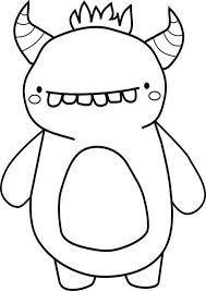 Monster's for your kids to color. Free Easy To Print Monster Coloring Pages Tulamama