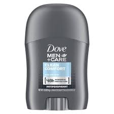 Dove Men Care Clean Comfort 48 Hour Antiperspirant Deodorant Stick Trial Size 0 5oz Dove Men Care Dove Men Antiperspirant Deodorant