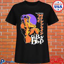 Official vintage faye Valentine cowboy bebop poster T-shirt, hoodie, tank  top, sweater and long sleeve t-shirt