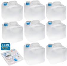 5 gallon water storage containers. Buy Camzezy Collapsible Water Storage Container 5 Gallon Camping Water Container Portable Folding Water Cube Emergency Water Storage Bpa Free Online In Vietnam B08d3ktjtd