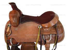 RODEO WESTERN SADDLE ROPING RANCH TRAIL PLEASURE TOOLED TACK SET 15 16 17 18