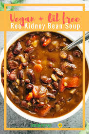 Vegan Red Kidney Bean Soup Recipe Sprouting Zen Recipe Bean Soup Recipes Vegan Kidney Bean Recipes Kidney Bean Soup