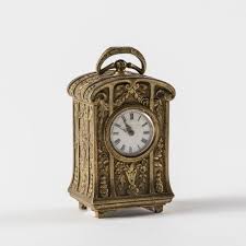 Small Gold Table Clock 1880c Antique Clocks Clock Gold Clock