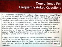 The first is through verizon's auto pay. Verizon To Assess 2 Convenient Fee For Online Phone Payments
