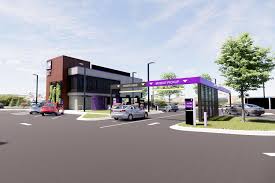 Fully embrace the taco bell & just theme the whole room as a tiny personal taco bell! Taco Bell Reveals Epic Drive Thru Concept Food Wine