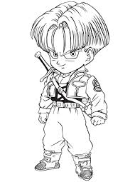 Doragon bōru) is a japanese media franchise created by akira toriyama in 1984. Ttrunks Kid Dragon Ball Z Kids Coloring Pages