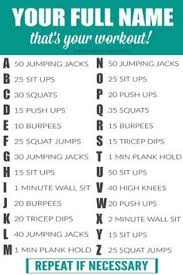 27 best spell your name workouts images in 2019 spell your