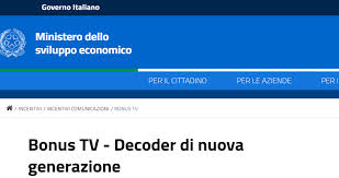 Le risorse sono limitate nuova tv digitale: Bonus Tv E Decoder Pronto Il Modulo Di Domanda E La Procedura Di Registrazione