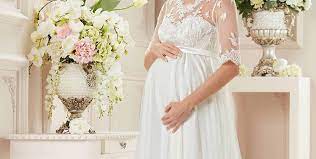Ich hatte es bei meiner hochzeit im siebten monat an. Brautkleid Fur Schwangere Braut Tempel Grosse Auswahl