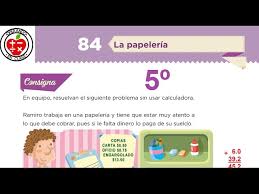 Reseña critica de el libro bajo la misma estrella. Desafio 84 La Papeleria 5to De Primaria Youtube