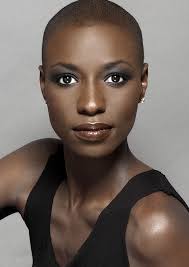 Untitled Beautiful Dark Skin Bald Hair Dark Skin Women