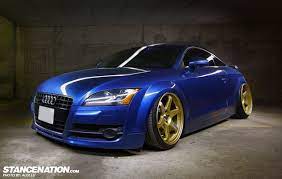 First Things Firstt Justin Wong S Audi Tt Stancenation Form Function Audi Tt Audi Stance Cars