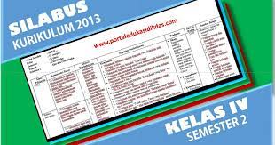 Maybe you would like to learn more about one of these? Silabus Kelas 4 Semester 2 Kurikulum 2013 Format Lengkap Portal Edukasi Dikdas