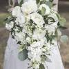 White wedding flowers bridal bouquet. 3