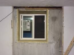 No tapcons or heavy duty nailers re. Frame Basement Window Modern Design
