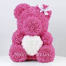 Rose Bear Rose Teddy Bear Flower Teddy Bear Luxury Rose Bear Bear Made Of Roses Teddy Bear Made Of Roses Rose Bear Forever Rose Valentines Valentine