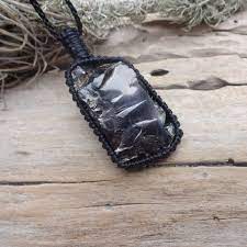 Elite Shungite Crystal Protection Necklace Black Crystal Etsy Protection Crystals Necklaces Black Crystals Shungite