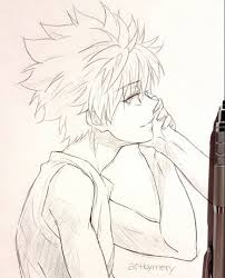 Killua Anime Fanart Drawing Anime Anime Sketch