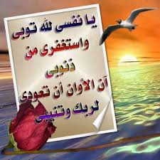 إذا ما تكاثرت عليك همومك وازدادت م عاناتك يوما بعد يوم مما جنته يداك وظننت أنك هالك تذكر أن كل إبن آدم خطاء وخير الخطاءين arabic calligraphy calligraphy art