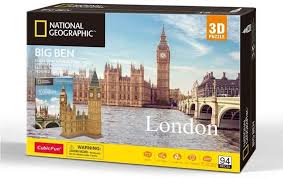 Jigsaw puzzles matching national geographic at our online shop. National Geographic Big Ben 3d Puzzle