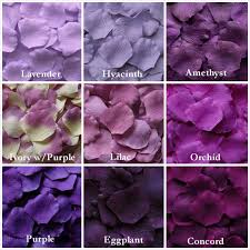 Purple is the color of royalty, and if you're searching for the most stylish purple flower names for a garden, these 68 types of purple flowers will end your quest. Purple Rose Petals In 14 Shades Purple Silk Rose Petals Fake Rose Petals Rose Petals For Aisle Runners Flower Girl Petals Flower Girl Petals Purple Wedding Flowers Fake Rose Petals