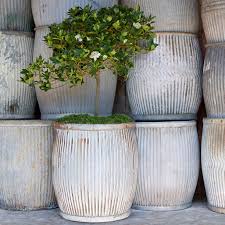 Vintage Zinc Barrel Large Outdoor Planters Garden Containers Garden Planters
