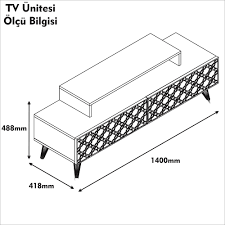 Televizyonu ünitenin içine veya iki nesnenin arasına sığdırmak istiyorsundur ve bu yüzden de televizyonun ekranının nasıl ölçüldüğünü bildiğinden emin olmak istiyorsundur. Variant City Tv Unitesi Ve Orta Sehpa Ceviz Sari