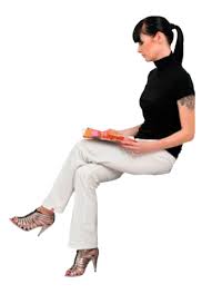 Cutout Woman Sitting People Cutout People Png Render People
