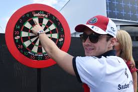 Charles Leclerc And The Darts Challenge At The Canadian Gp Thursday Canadian Grand Prix Racing Grand Prix