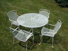 White Wrought Iron Patio Set Outdoor Furniture Wrought Iron Patio Set Patio Decor