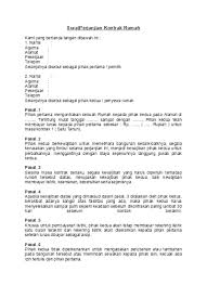 Ketika dua orang atau 2 instansi melakukan kesepakatan, biasanya akan diperlukan sebuah perjanjian atau jaminan untuk kepastian. Top Pdf Surat Perjanjian Kontrak Rumah 1 123dok Com