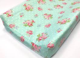 Mint Coral Floral Contour Changing Pad Covers Baby Girl With Images Contoured Changing Pad Cover Contour Changing Pad Changing Pad Cover