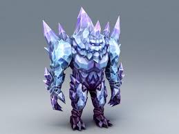 Crystal Golem 3d Model 3ds Max Files Free Download Modeling 45940 On Cadnav Lion Sculpture Fantasy Creatures Vector Illustration
