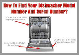 For major appliances, the label is typically silver; How To Find Your Dishwasher Model Number And Serial Number