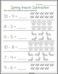 Spring Subtraction Worksheet For Kindergarten Madebyteachers Kindergarten Subtraction Worksheets Subtraction Worksheets Math Subtraction Worksheets