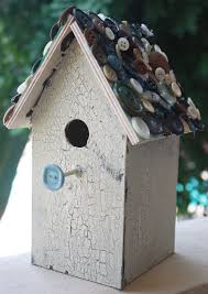 Bird Houses For Sale Near Me Love This Idea I Have My Grandma S Button Box I Could Use Cheap Little Bird House And Decorate 3 Bird House Feeder Bird Houses Bird Houses Painted