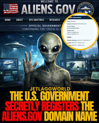 Get ready for the alien files to drop 👽🛸 The U.S. government has quietly  registered the aliens.gov domain name, sparking widespread speculation and  excitement among UFO enthusiasts and the public. This development